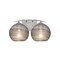 Besa Lighting Jilly Vanity, Vapor Smoke, Satin Nickel Finish, 2x60W Incandescent 2WC-JILLYSM-SN - alternate 1